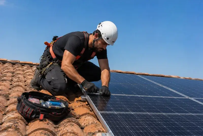 Maintenance et monitoring de panneaux solaires à Craponne