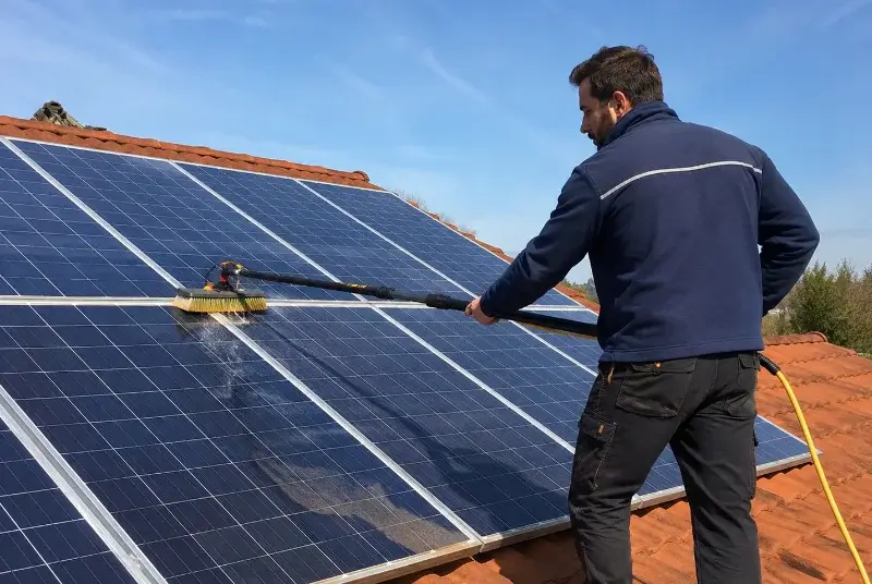 Nettoyage et entretien de panneaux solaires à Craponne
